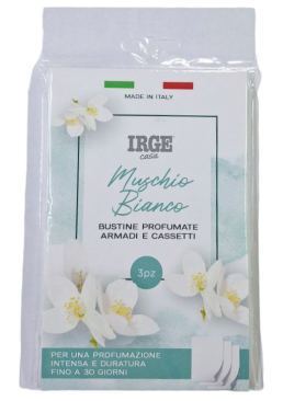 Ароматизатор для шкафа в пластинах IRGE Muschio Bianco Белый мускус, 3 шт